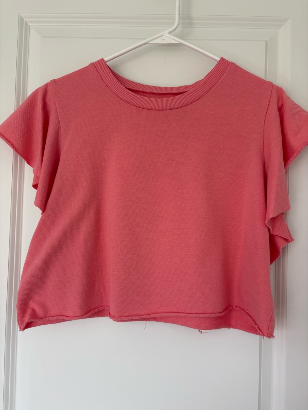 Arizona Crop Ruffle sleeve top - Women’s Large